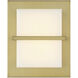 Tarnos LED 6.5 inch Soft Brass Wall Sconce Wall Light
